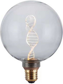 Λαμπτήρας LED RN-DNA G125 Bulb pakoworld 3.5W E27 220-240V clear