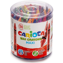 Carioca Maxi Κηρομπογιές Σετ 50τμχ