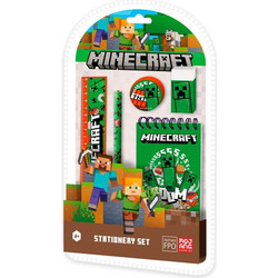 Minecraft Boom stationery set 5 pcs