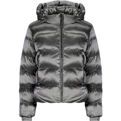 Superdry Luxe Γυναικείο Μπουφάν Χειμωνιάτικο Puffer Μακρύ Ανθρακί W5012005A-H4N