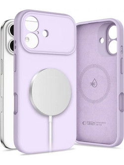 Tech-Protect Silicone Magsafe Case For Iphone 17 - Purple - (28401-0)