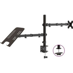 vidaXL Βάση Οθόνης VESA Μαύρη 75/100 χιλ. από Ατσάλι 358005