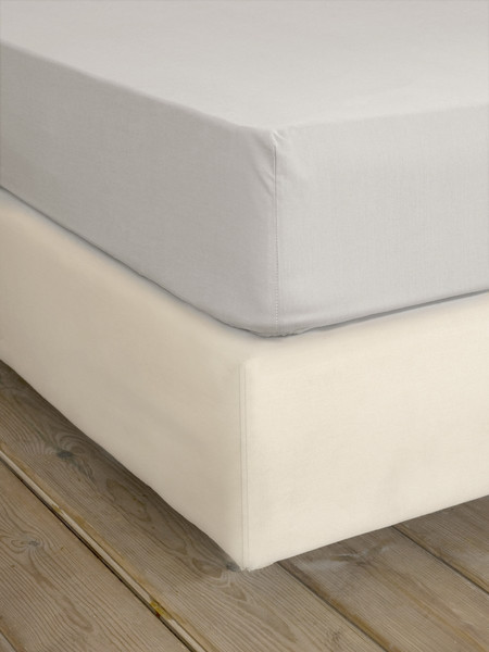 Nima Σεντόνι King Size με Λάστιχο 185x205+35 Unicolors Oat Beige