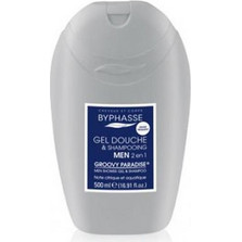 Byphasse Men Shower 2 in 1 Groovy Paradise Σαμπουάν & Αφρόλουτρο 500ml