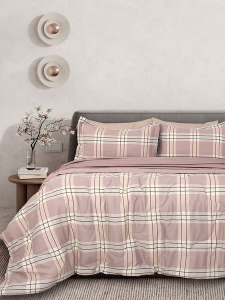 Πάπλωμα Υπέρδιπλο Σετ Bed In Bag B0697 Satin Cotton Palamaiki (230x250) 5Τεμ