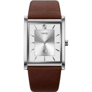 Skmei Ανδρικό Ρολόι με Καφέ Δερμάτινο Λουράκι 9256 Brown/Silver Skmei Ανδρικό Ρολόι με Καφέ Δερμάτινο Λουράκι 9256 Brown/Silver