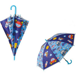 Rain A-917B, Ομπρέλα Παιδική, Μπαστούνι, Μπλε