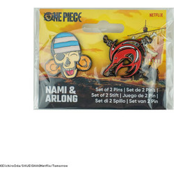 Netflix's One Piece (2023) - Set of 2 Nami & Arlong Pins - KC618725