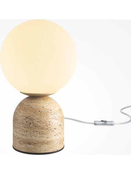 MAYTONI LIGHTING Maytoni Tavo T | Επιτραπέζια Φωτιστικά Πέτρας με Γυάλινη Σφαίρα LED (MOD453TL-01BG)