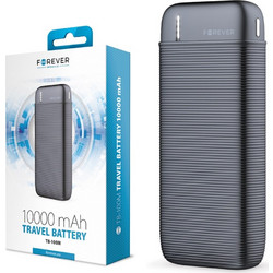 Forever TB-100M Power Bank 10000mAh με Θύρα USB-A Black
