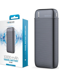 Forever TB-100M Power Bank 10000mAh με Θύρα USB-A Black
