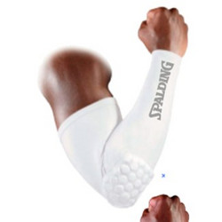 Ελαστική Περιαγκωνίδα Μανίκι Spalding Compression Sleeve With Honeycomp Padding (White)