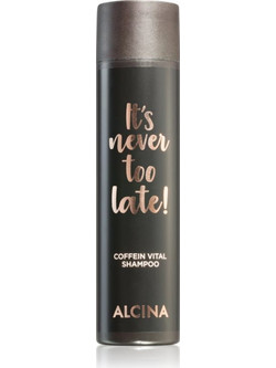 Alcina It's never too late! σαμπουάν καφεϊνης για την ενίσχυση μαλλιών 250 ml