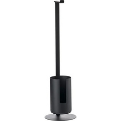 Zone Denmark Χαρτοθήκη Επιδαπέδια Αλουμινίου Φ20x75 - Rim Black
