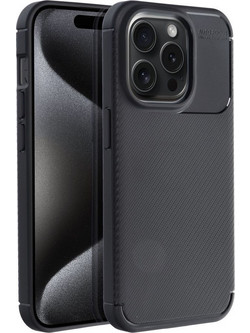 Θήκη CARBON PREMIUM για IPHONE 15 Pro Black