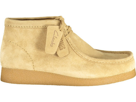 Clarks Wallabeeevo Ανδρικά Μποτάκια Suede Μπεζ 26172824