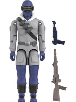Super7 G.I. Joe The Movie ReAction+ Wave 5 Arctic Snake Eyes 10cm