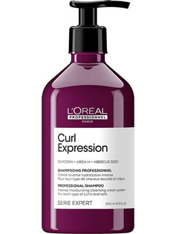L'Oreal Professionnel Serie Expert Curl Expression Intense Moisturizing Cleansing Cream Σαμπουάν για Όγκο & Επανόρθωση για Σγουρά Μαλλιά 500ml