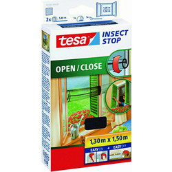 TESA Hook & Loop Αυτοκόλλητη Σίτα Κάθετης Κίνησης Παραθύρου Fiberglass 150x130cm 55033-00021-00