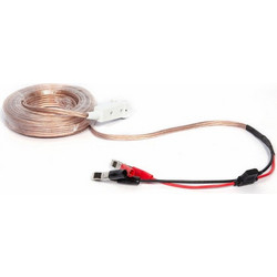 Atrax 0031-00100-17 Καλώδιο Τροφοδοσίας 15M Με Φις Ασφαλειοθήκη Και Κροκοδειλάκια
