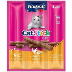 Vitakraft CatStick with Poultry & Liver 3x18gr