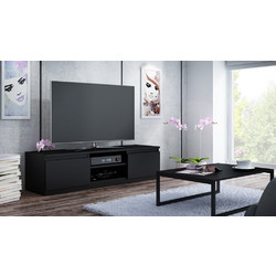 Topeshop Έπιπλο Τηλεόρασης Czar 120x40x36cm RTV120