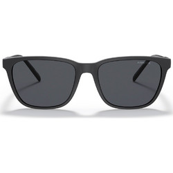 Arnette AN4291 2758/87 Ανδρικά Γυαλιά Ηλίου Τετράγωνα Κοκάλινα Μαύρα με Μαύρο Polarized Φακό