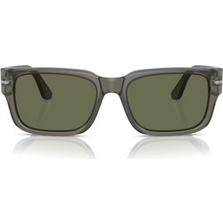 Persol PO3315S 1103/58 Γυαλιά Ηλίου Τετράγωνα Κοκάλινα Μαύρα με Μαύρο Polarized Φακό
