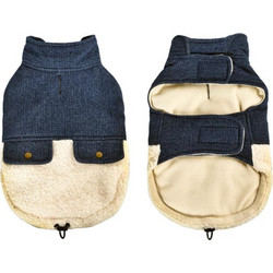Μπουφάν Σκύλου Jean Denim n Fleece