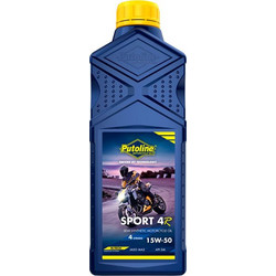 Putoline Ημισυνθετικό λάδι κινητήρα 4T μοτοσυκλέτας Sport 4R 15W-50 motor oil. 1 liter