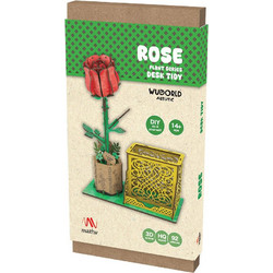 Artistic Flower Desk Tidy: Rose
