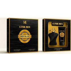 Σετ Δώρου Αρώματος G FOR MEN DEEP BLACK για Άνδρες - Mirage Brands K.8904174425220