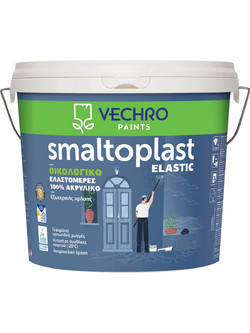 Vechro Smaltoplast Elastic Eco Οικολογικό Μονωτικό Ακρυλικό Χρώμα Εξωτερικού Χώρου Λευκό 3lt