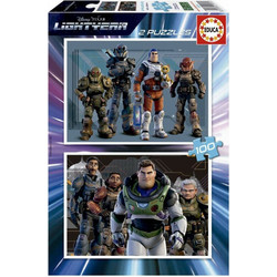 Παιδικό Puzzle Educa Lightyear 2x100 Κομμάτια