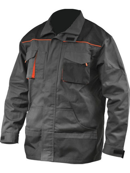 UNIMAC: ΜΠΟΥΦΑΝ ΕΡΓΑΣΙΑΣ ME 9 ΤΣΕΠΕΣ ΓΚΡΙ - TETORON COTTON 270gr/m2 - EN ISO 20345:2011: ΜΕΓΕΘΟΣ 3XL