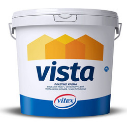 Vitex Vista Πλαστικό Χρώμα Εσωτερικού Χώρου Λευκό 3lt