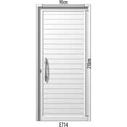 Πάνελ αλουμινίου Aluminco E714 σε χρώμα λευκό 9016 - 100x225