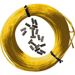 Epsealon Κit Κίτρινη Πετονιά 25m + Δικανάκια 165mm