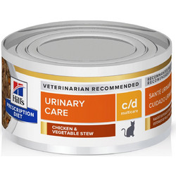 Hill's Prescription Diet c/d Urinary Stress Stew with Chicken & Vegetables 82gr