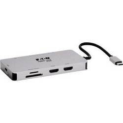 Eaton Tripp Lite USB-C Docking Station με HDMI 4K PD Ethernet Γκρι U442-DOCK8G-GG