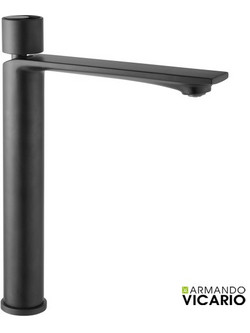 Μπαταρία Νιπτήρος Υψηλή HALLO Black Matt 515041-400 ARMANDO VICARIO