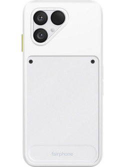 Fairphone Coque Originale Pour Fairphone 6 En Silicone Semi Rigide Contours Renfore White F6CASE-1WH-WW1