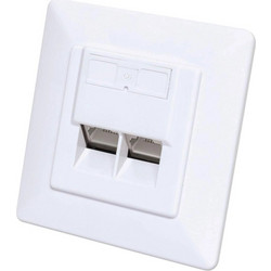 Intellinet Μονή Πρίζα Δικτύου RJ45 Τύπου Cat6 σε Λευκό Χρώμα 771917 771917