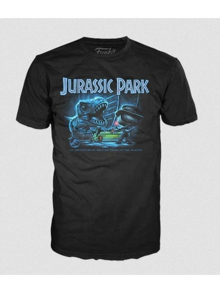 Funko Pop Tee Jurassic Park T-rex Jeep S 889698827423 82742