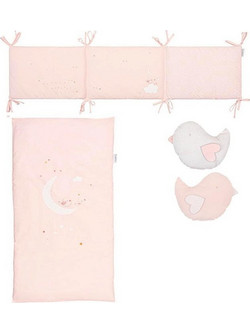 Set Προίκας 72x142 Pink