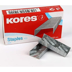 Kores -Staples 24/6 - 1000 pcs (743101) - Office and School Supplies