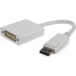 CABLEXPERT DISPLAYPORT TO DVI ADAPTER CABLE WHITE