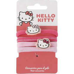 Αξεσουάρ για τα Μαλλιά Λαστιχάκια 4τμχ HELLO KITTY