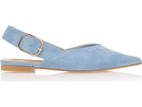 Γόβες slingback σουέτ
