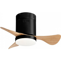 InLight Elsinore 102000420 Ανεμιστήρας Οροφής 56cm με Φως Μαύρος